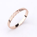 Bracelet Femme en Acier Inoxydable – Motif Losange avec Zircons, Doré/Argenté/Or Rose