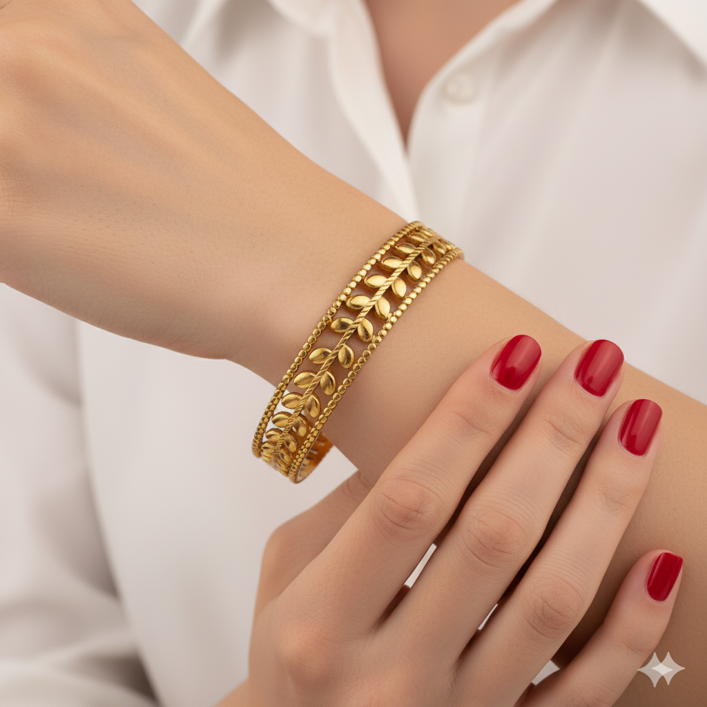 Lauria - Jonc  en acier inoxydable