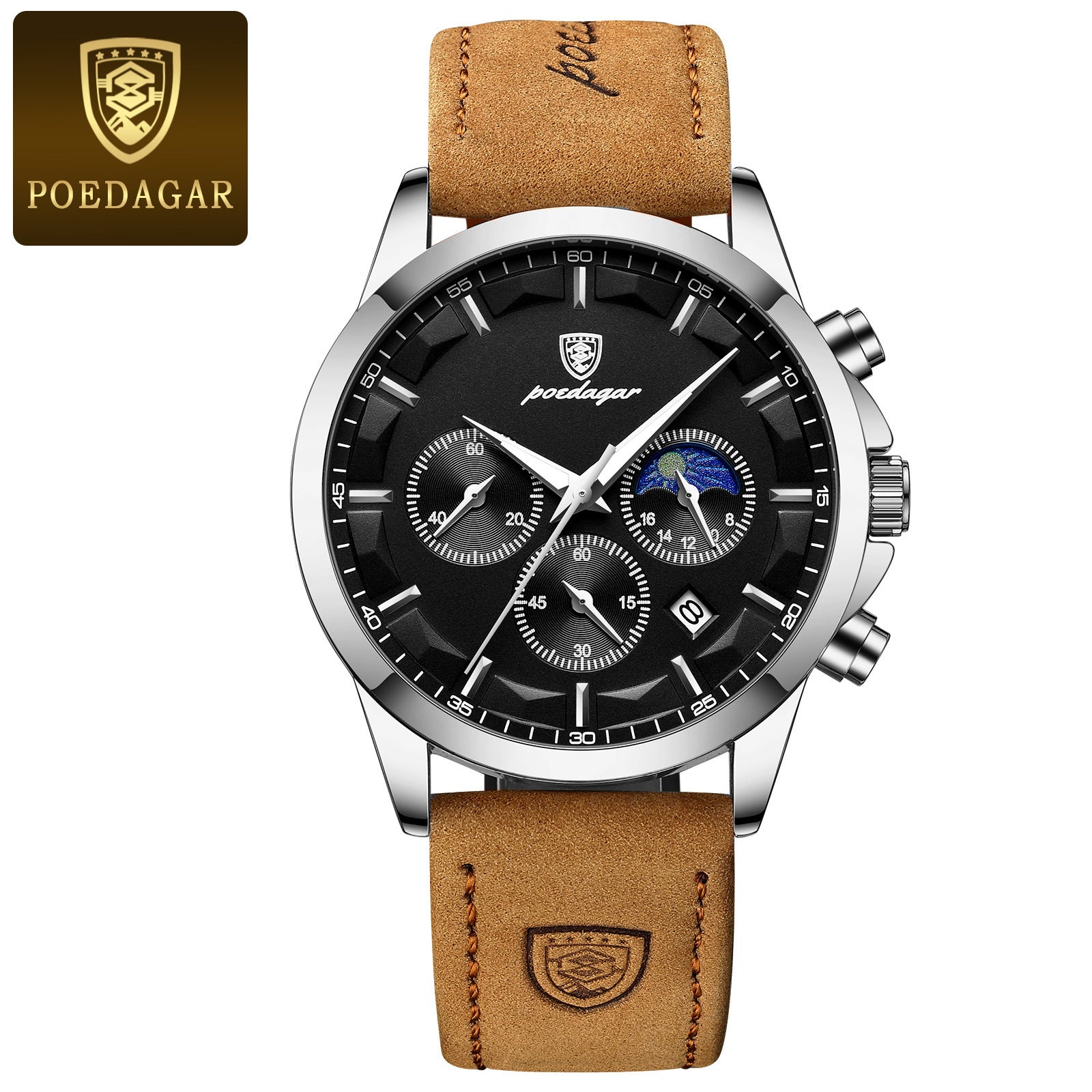 Montre Homme POEDAGAR 928  Chronographe Sport & Élégance
