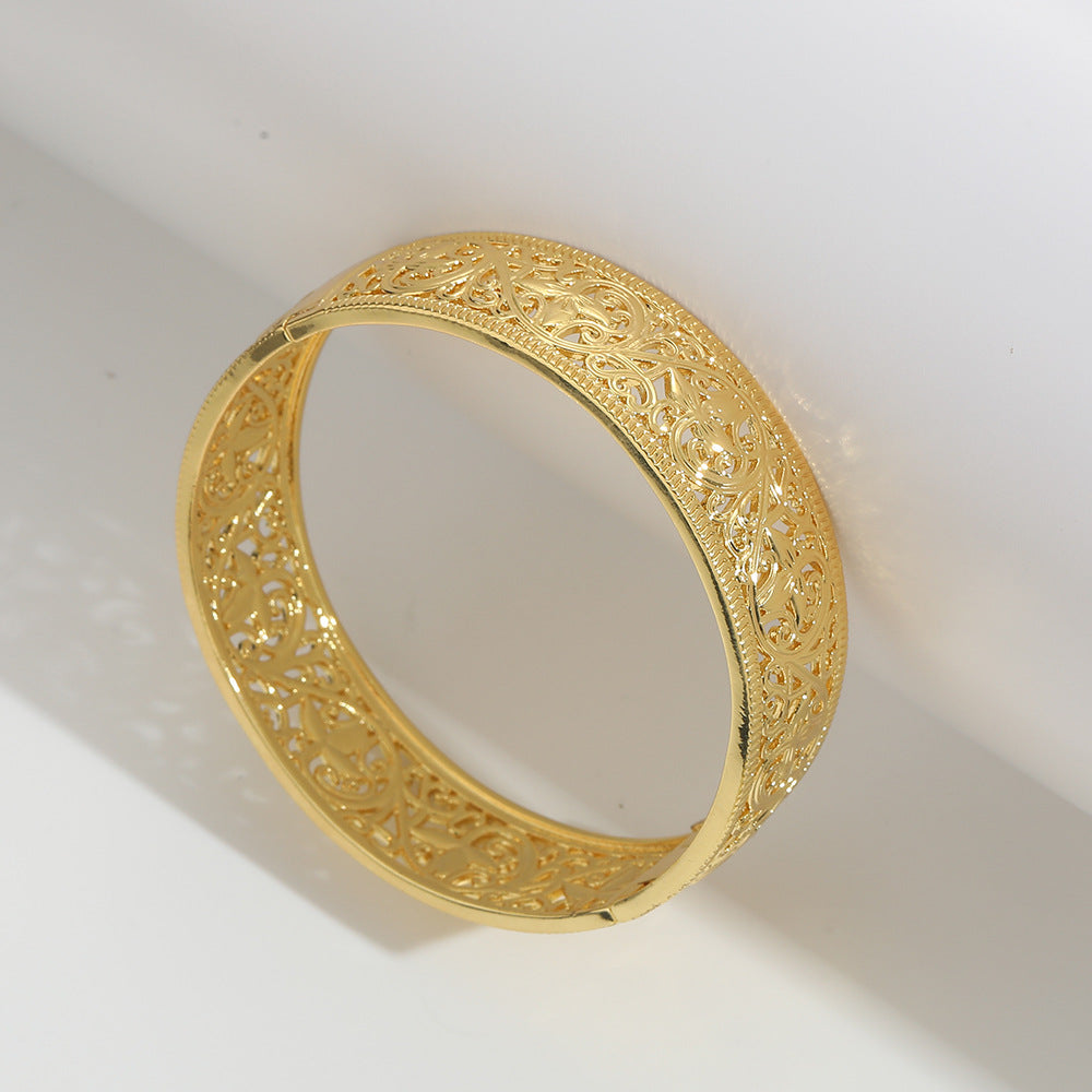Bracelet manchette doré – Modèle 3