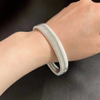 Bracelet Jonc Triple Tour Doré – Style Punk Chic Femme