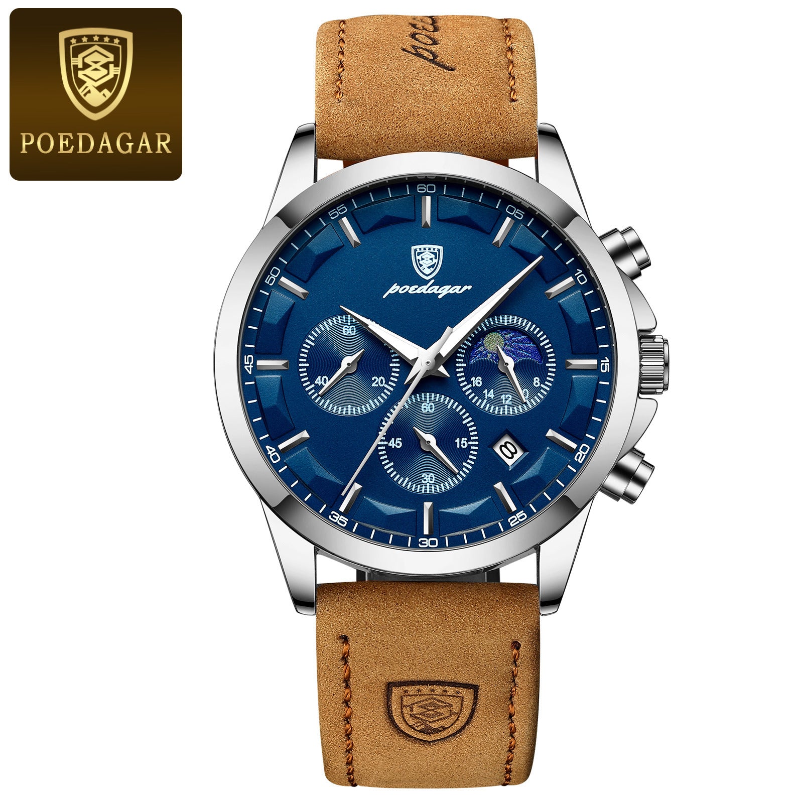 Montre Homme POEDAGAR 928  Chronographe Sport & Élégance