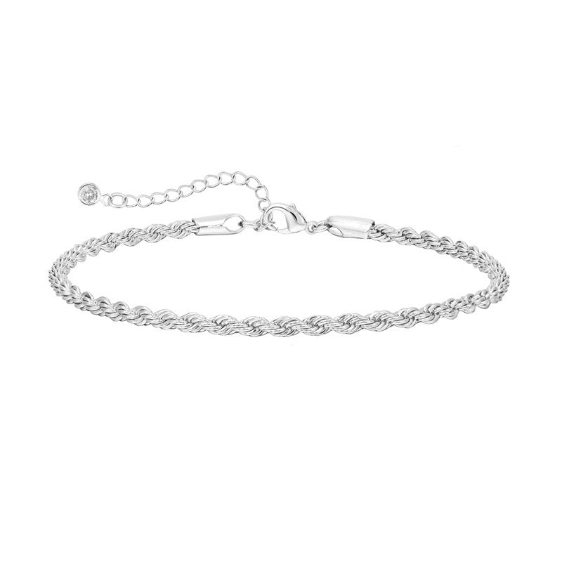 bracelets dorés en acier inoxydable  Chaînes délicates et tendance | Bijoux femme élégants | Cadeau mode polyvalent