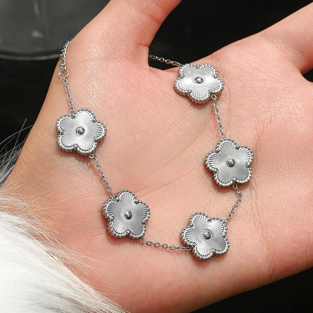 Bracelets Mode Chic  Acier Inoxydable Plaqué Or/Argent