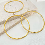 European and American fashion shiny high-end gypsophila titanium steel bracelet women's stacked simple non-fading bracelet bracelet