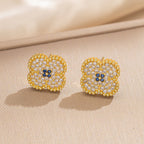 Parure Bijoux Femme  Collier, Bracelet, Bague & Boucles dOreilles en Zircon (Argenté ou Doré)