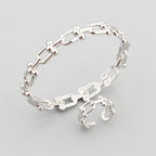 Bracelet Maillons Élégant – Acier Inoxydable Doré Tendance