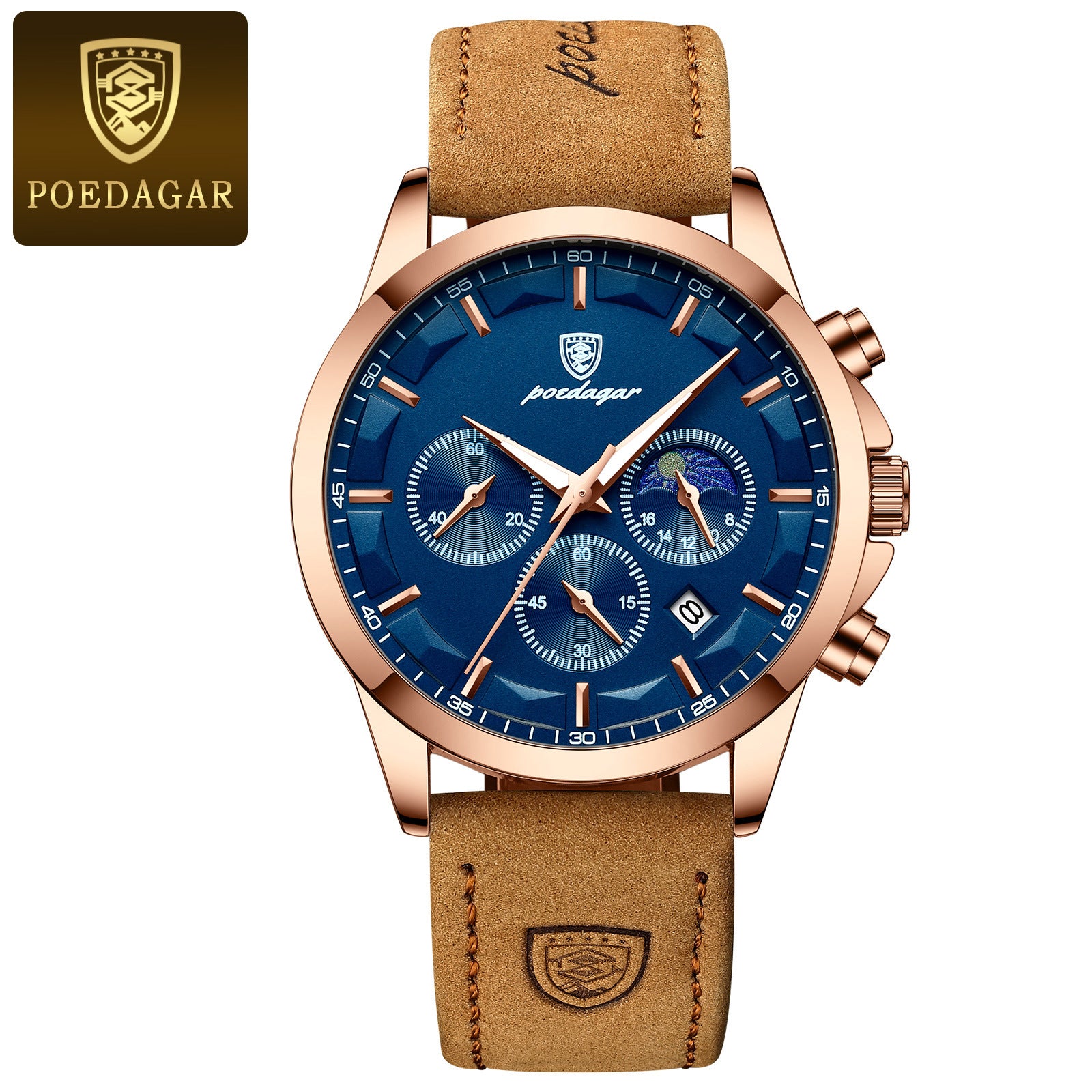 Montre Homme POEDAGAR 928  Chronographe Sport & Élégance