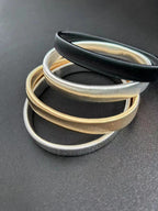 Bracelet Jonc Triple Tour Doré – Style Punk Chic Femme