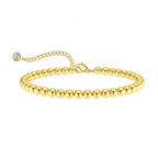 bracelets dorés en acier inoxydable  Chaînes délicates et tendance | Bijoux femme élégants | Cadeau mode polyvalent