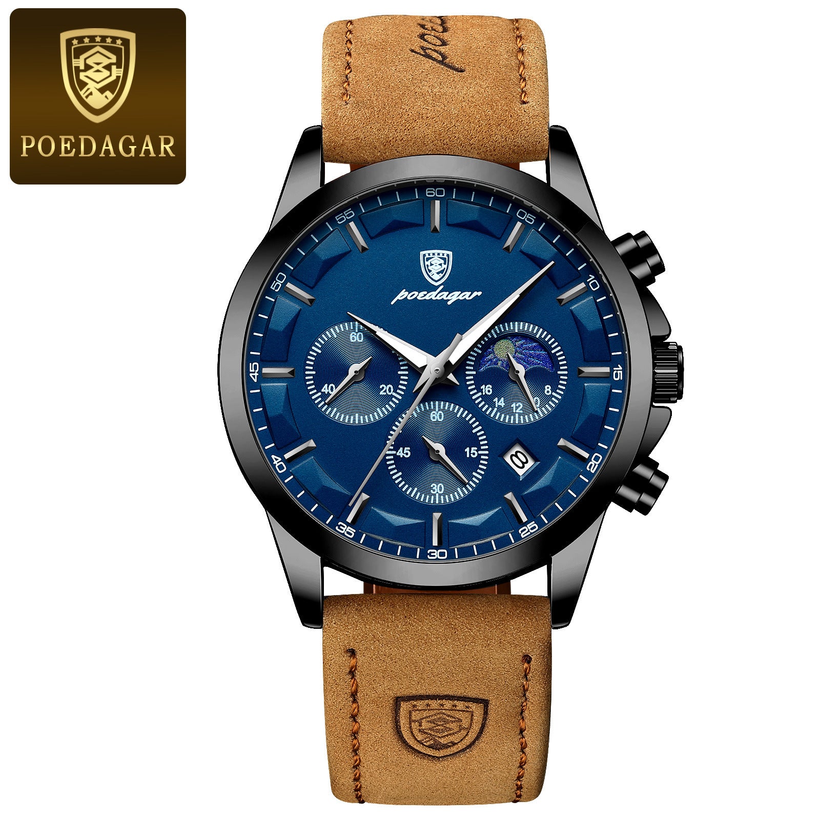 Montre Homme POEDAGAR 928  Chronographe Sport & Élégance