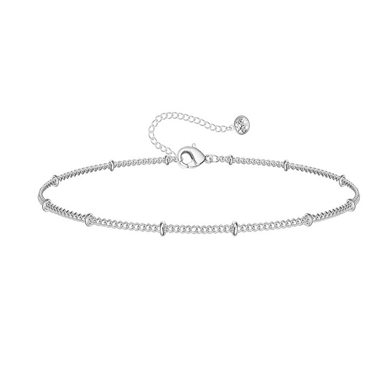 bracelets dorés en acier inoxydable  Chaînes délicates et tendance | Bijoux femme élégants | Cadeau mode polyvalent