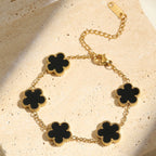 Zaz Clover Bracelet - Noir