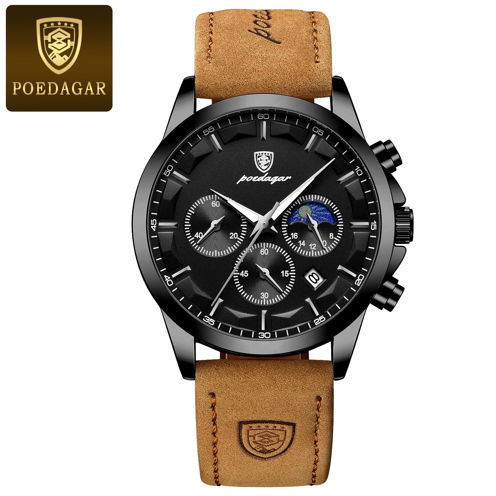 Montre Homme POEDAGAR 928  Chronographe Sport & Élégance