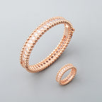 Bracelet femme en acier inoxydable avec zircons étincelants – Élégance et raffinement