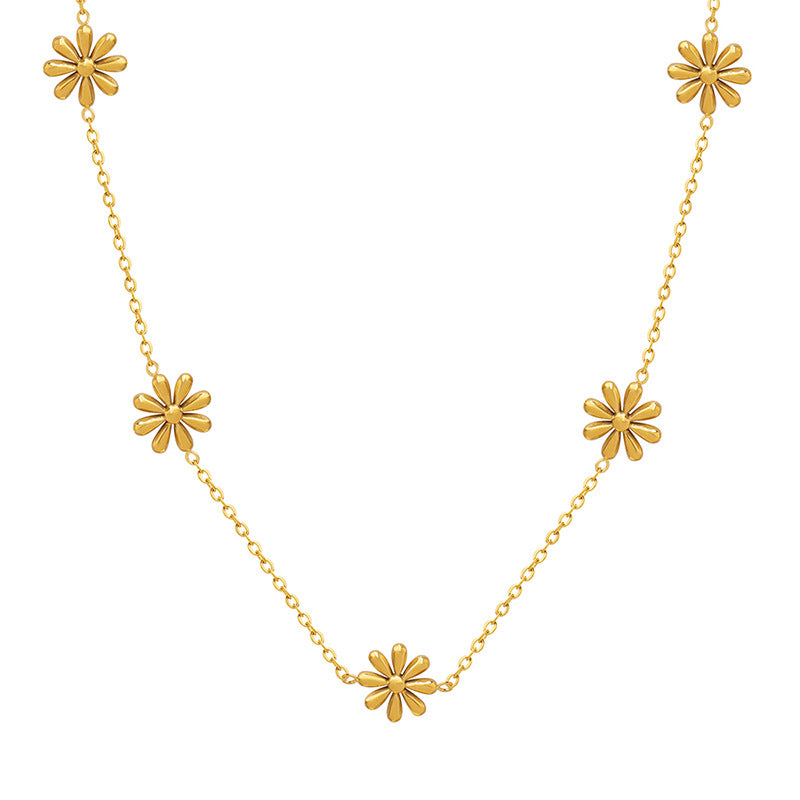 Collier Marguerite Dorée