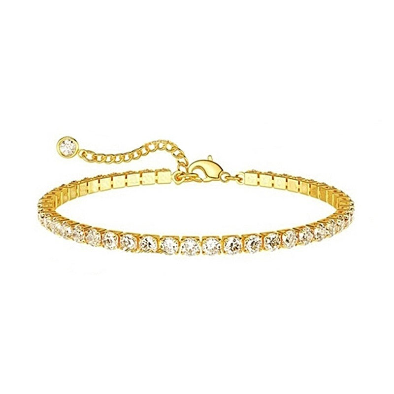 bracelets dorés en acier inoxydable  Chaînes délicates et tendance | Bijoux femme élégants | Cadeau mode polyvalent