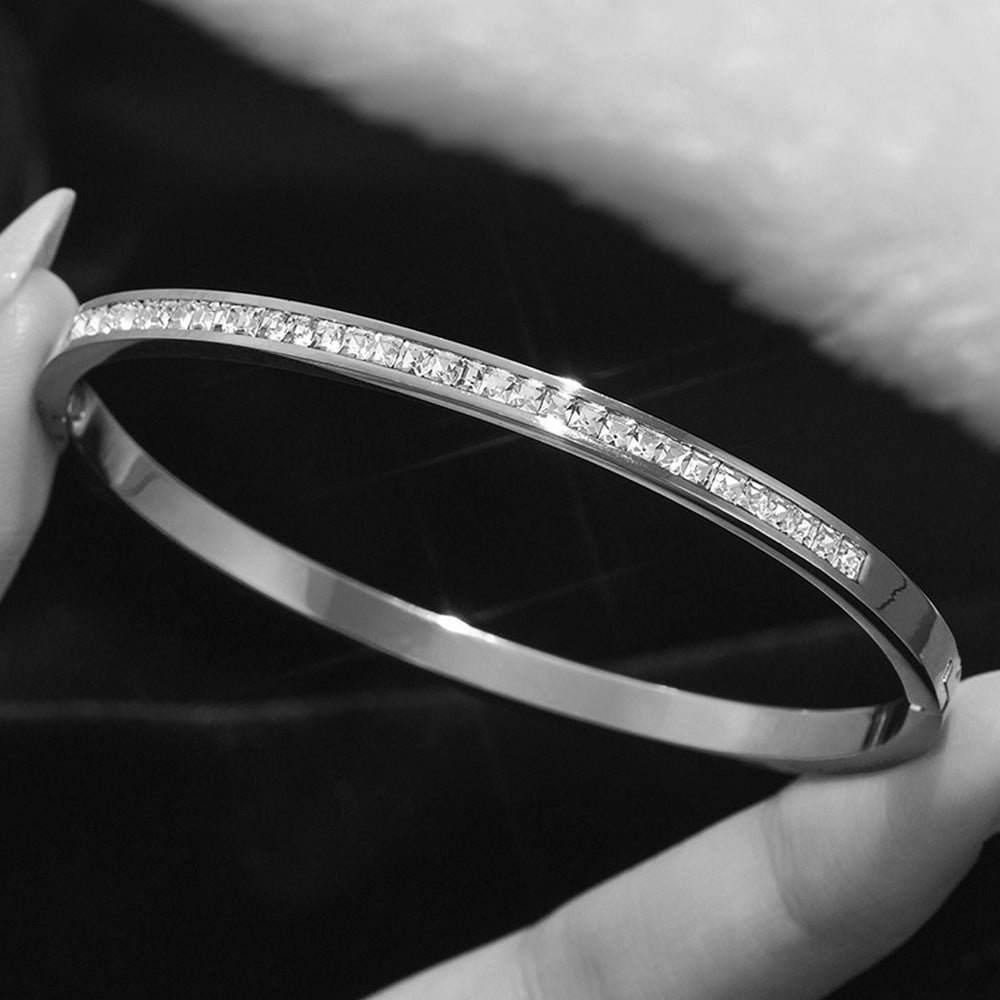 Bracelets Mode Chic  Acier Inoxydable Plaqué Or/Argent