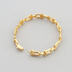 Bracelet Maillons Élégant – Acier Inoxydable Doré Tendance