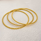 European and American fashion shiny high-end gypsophila titanium steel bracelet women's stacked simple non-fading bracelet bracelet