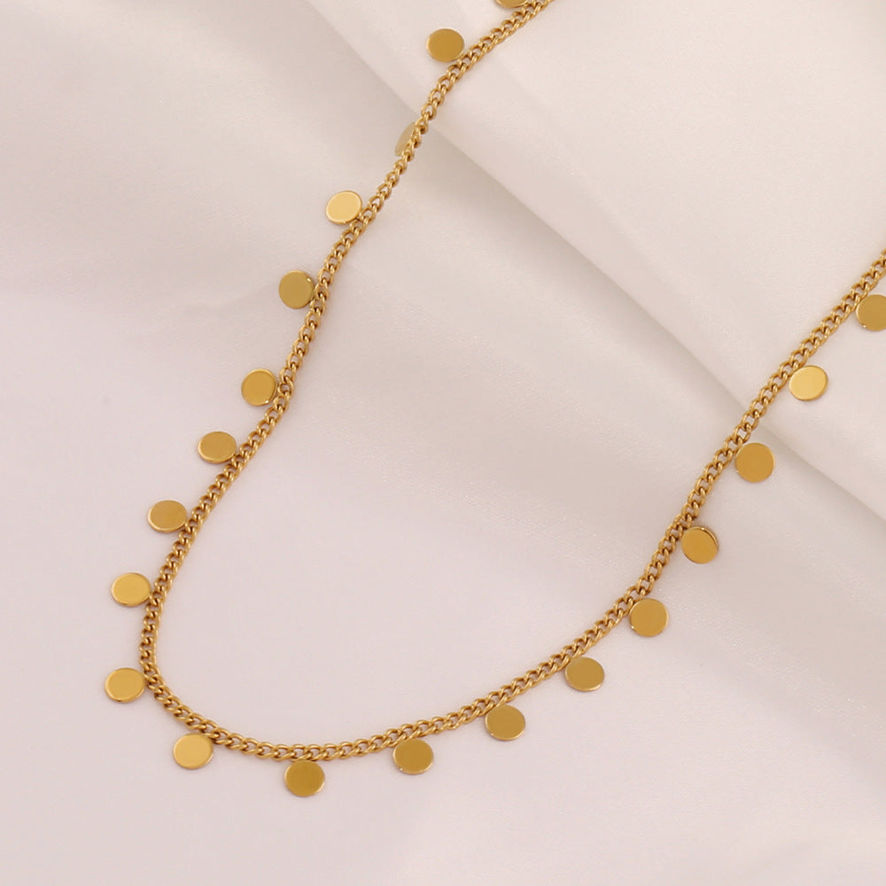 Collier Pastilles D'Or
