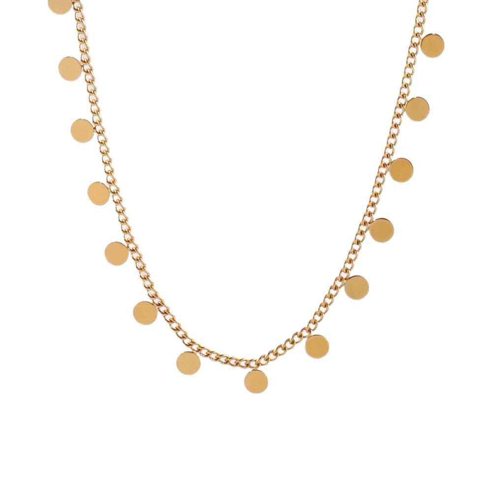 Collier Pastilles D'Or