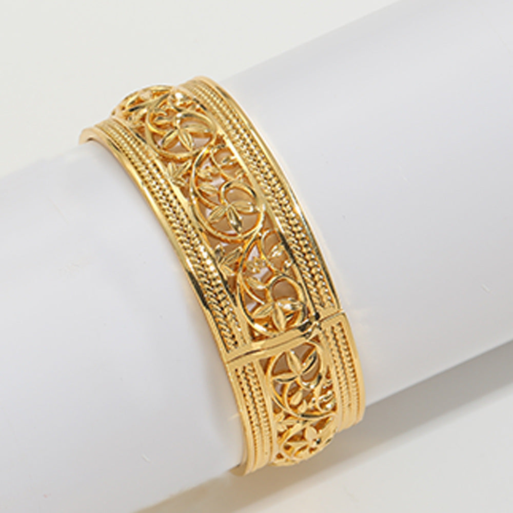 Bracelet manchette doré – Modèle 2