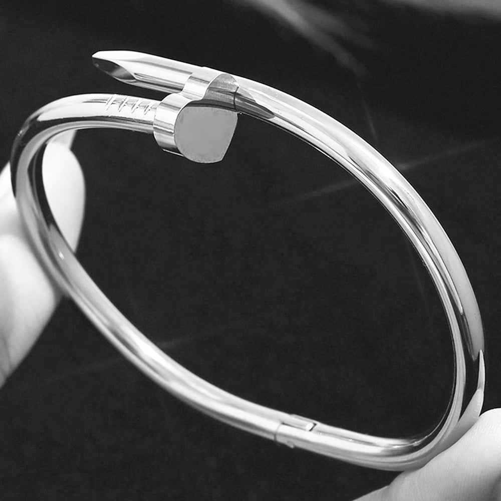 Bracelets Mode Chic  Acier Inoxydable Plaqué Or/Argent