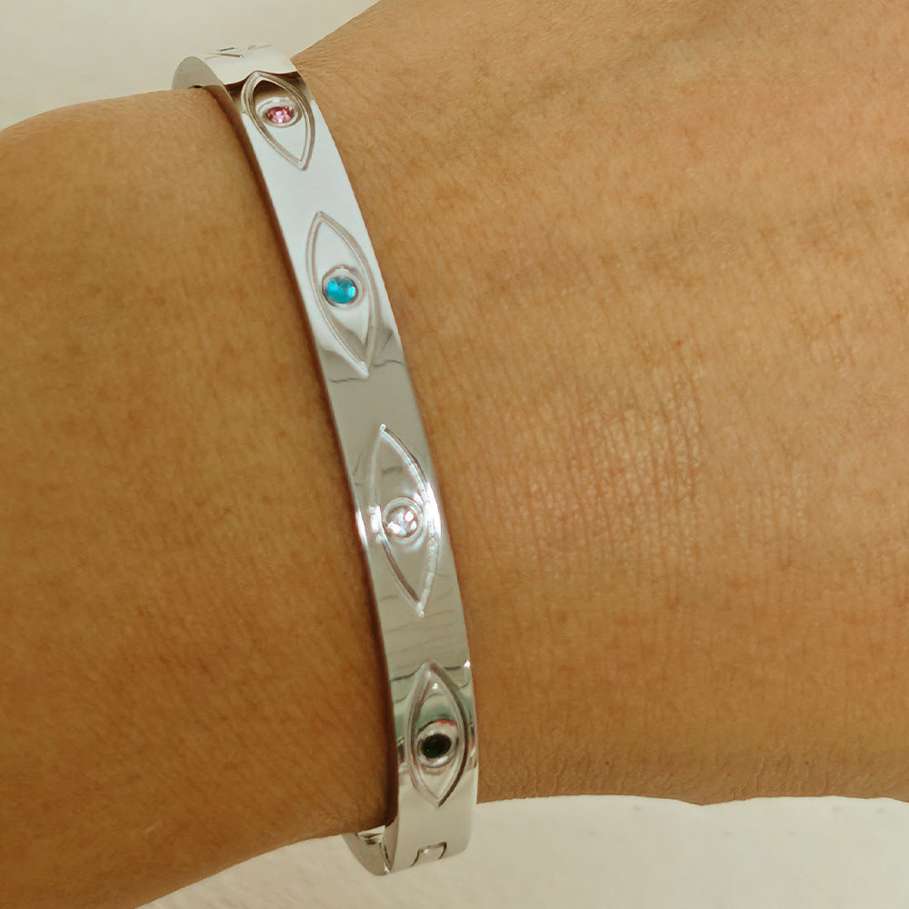Bracelets Mode Chic  Acier Inoxydable Plaqué Or/Argent