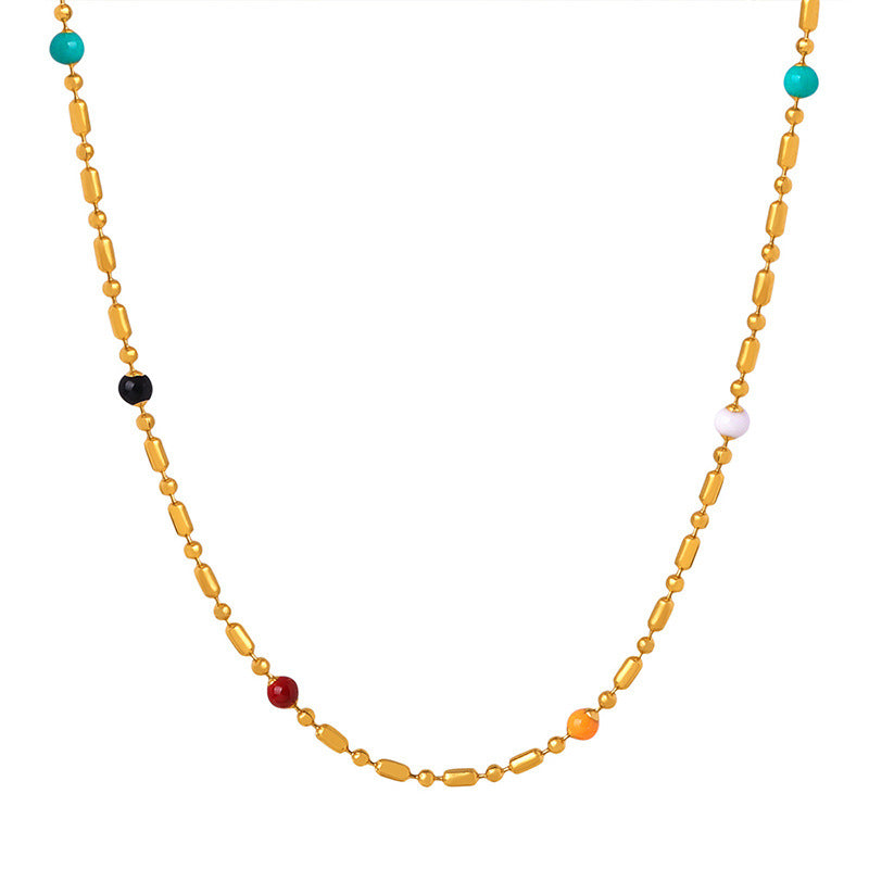 Colliers Femme en Acier Inoxydable & Zircon – Vendus Séparément ou en Superposition